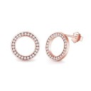 Boucles d'oreilles pendantes pour femmes en forme de cercle 2