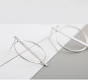 Boucles d'oreilles pendantes pour femmes en forme de cercle 2