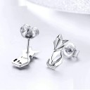 Boucles d'oreilles pendantes pour femmes en forme de renard 4