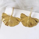 Boucles d'oreilles pendantes pour femmes feuilles G1006 3
