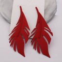 Boucles d'oreilles pendantes pour femmes feuilles G938 13