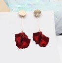 Boucles d'oreilles pendantes pour femmes fleurs G484 15