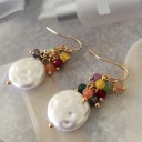 Boucles d'oreilles pendantes pour femmes G1012 1