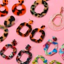 Boucles d'oreilles pendantes pour femmes G731 2