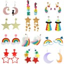 Boucles d'oreilles pendantes pour femmes G763 1