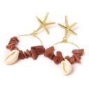 Boucles d'oreilles pendantes pour femmes G777 16