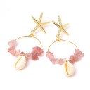 Boucles d'oreilles pendantes pour femmes G777 23