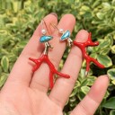 Boucles d'oreilles pendantes pour femmes G807 2