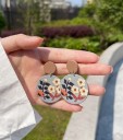 Boucles d'oreilles pendantes pour femmes G826 17