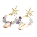 Boucles d'oreilles pendantes pour femmes G949 12