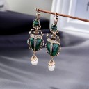 Boucles d'oreilles pendantes pour femmes insectes 8