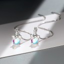 Boucles d'oreilles pendantes pour femmes licorne 2