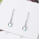 Boucles d'oreilles pendantes pour femmes licorne 3