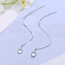 Boucles d'oreilles pendantes pour femmes licorne 5