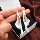 Boucles d'oreilles pendantes pour femmes lys 5