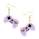 Boucles d'oreilles pendantes pour femmes manettes de jeu 7