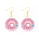 Boucles d'oreilles pendantes pour femmes nourriture G527 4