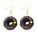 Boucles d'oreilles pendantes pour femmes nourriture G527 8