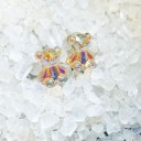 Boucles d'oreilles pendantes pour femmes ours 7