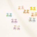 Boucles d'oreilles pendantes pour femmes ours 3