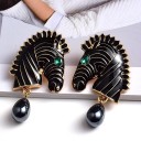 Boucles d'oreilles pendantes pour femmes zèbres 5