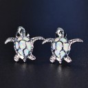 Boucles d'oreilles pendantes tortue pour femmes 2