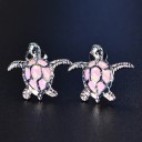 Boucles d'oreilles pendantes tortue pour femmes 4