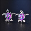 Boucles d'oreilles pendantes tortue pour femmes 6