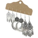 Boucles d'oreilles pour femmes 3 paires H855 2