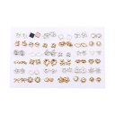 Boucles d'oreilles pour femmes 36 paires H771 6