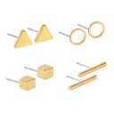 Boucles d'oreilles pour femmes 4 paires G1013 7