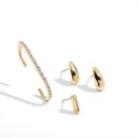 Boucles d'oreilles pour femmes 4 pcs 2