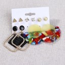 Boucles d'oreilles pour femmes 5 paires H856 4