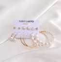 Boucles d'oreilles pour femmes 6 paires 13