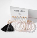 Boucles d'oreilles pour femmes 6 paires 18
