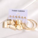 Boucles d'oreilles pour femmes 6 paires 21
