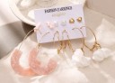 Boucles d'oreilles pour femmes 6 paires 5