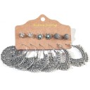 Boucles d'oreilles pour femmes 6 paires G1398 29