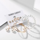 Boucles d'oreilles pour femmes 6 paires G289 17
