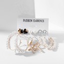 Boucles d'oreilles pour femmes 6 paires G289 21