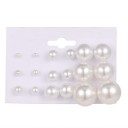 Boucles d'oreilles pour femmes 9 paires 3