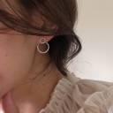 Boucles d'oreilles pour femmes avec anneau 4