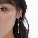 Boucles d'oreilles pour femmes avec chaîne 5
