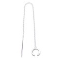 Boucles d'oreilles pour femmes avec chaîne 4