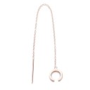 Boucles d'oreilles pour femmes avec chaîne 5