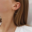 Boucles d'oreilles pour femmes avec chaîne 1