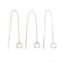 Boucles d'oreilles pour femmes avec chaîne 2