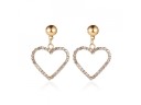 Boucles d'oreilles pour femmes avec cœur 12