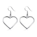 Boucles d'oreilles pour femmes avec cœur 3