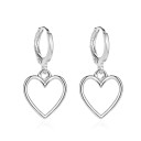 Boucles d'oreilles pour femmes avec cœur 5